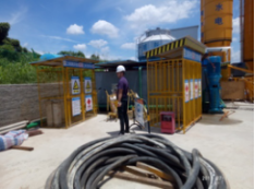 佳保安全为某水务集团源配置工程项目开展安全检查