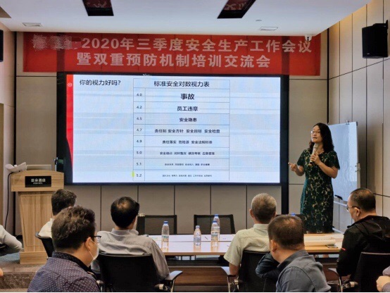 佳保安全成功为某集团公司开展双重预防机制建设培训