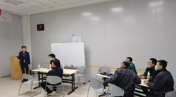 山东佳保安全为某电子企业开展双重预防体系建设辅导暨专题培训