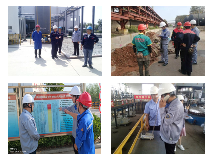 山东佳保到某化工园区开展第三季度检查