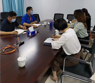 佳保安全慰问组到某核电集团慰问项目组员工