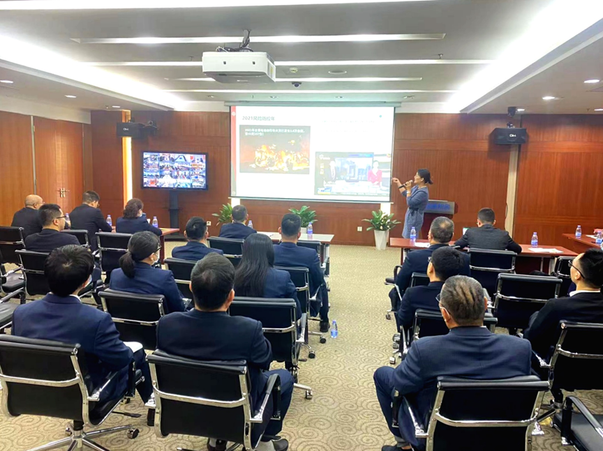 职业学校为某集团开展双重预防机制建设培训