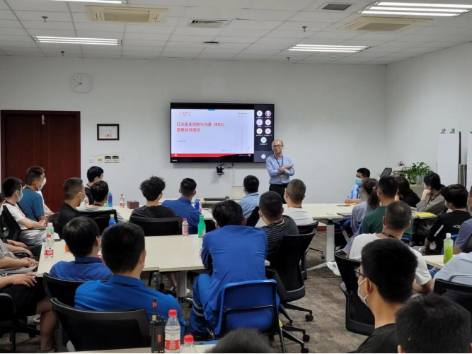 上海佳保圆满完成行为安全项目现场辅导培训