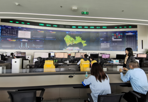 佳保参观深圳交通某著名企业应急指挥中心