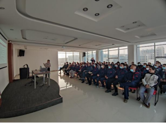 山东佳保为某公司做复工复产培训及复工检查