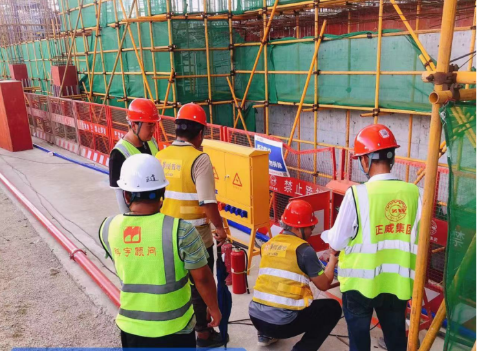 佳保安全助力某置地某在建项目安全管理提升